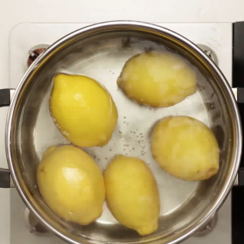 Step 1 Prepare and Blanch Lemons Sugar Syrup Pickled Lemon