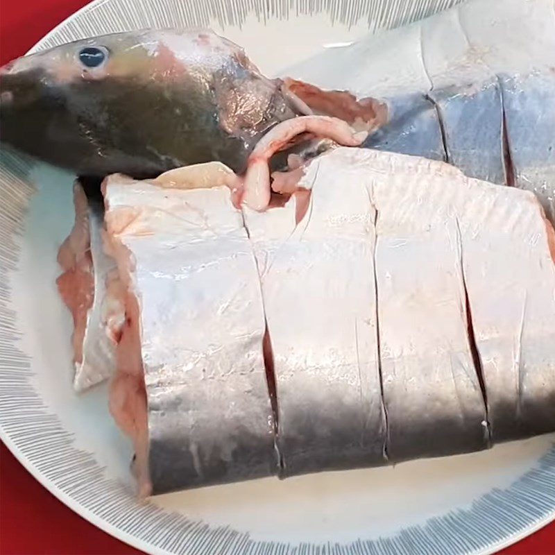 Step 1 Prepare and marinate catfish Sour and Spicy Catfish Hotpot