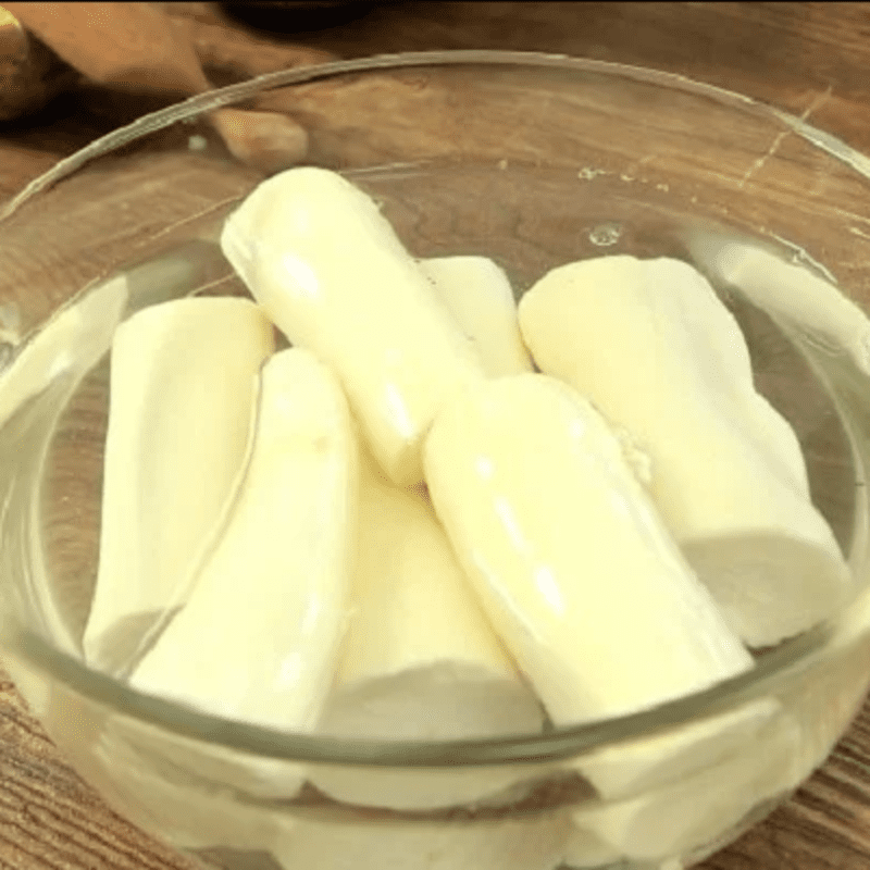Step 1 Prepare, grind, and squeeze cassava Baked Cassava Cake in Air Fryer