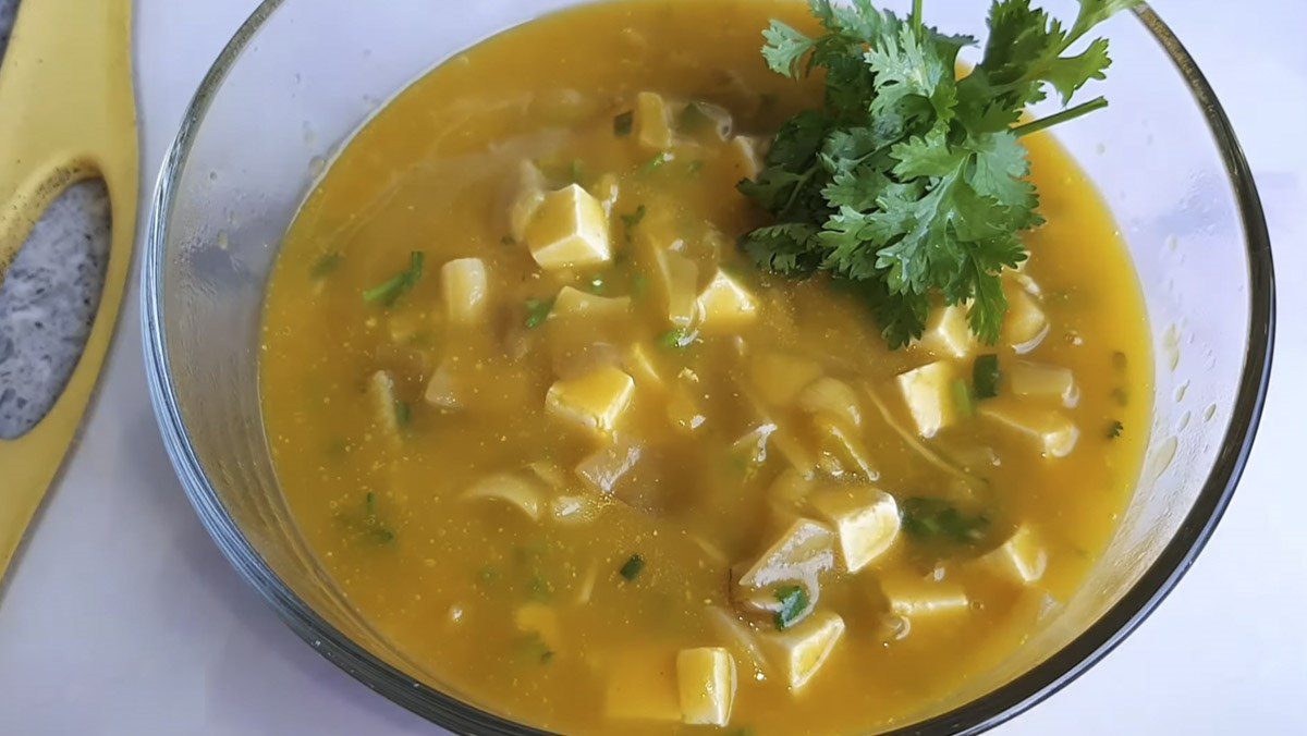 Vegetarian Pumpkin Mushroom Soup