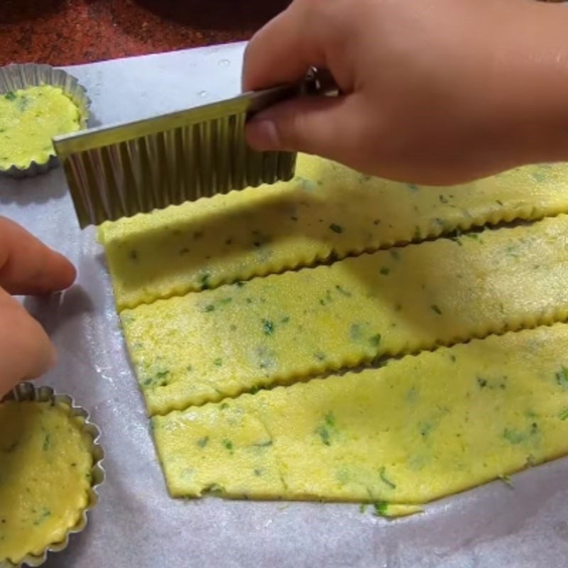 Step 2 Shaping the dough Savory cheese crackers (AFC crackers)