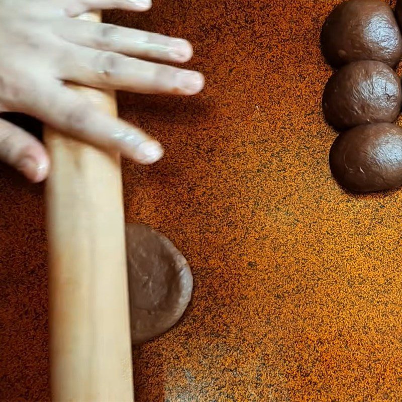 Step 3 Shaping and proofing the dough for the second time Fried chocolate donut