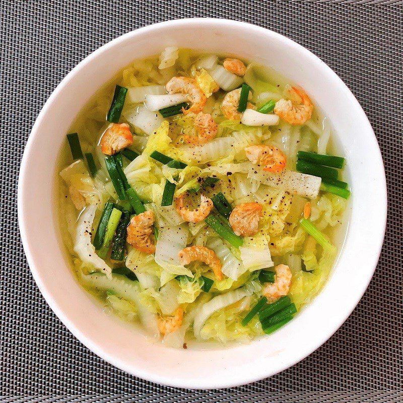Step 3 Product Napa cabbage soup with dried shrimp