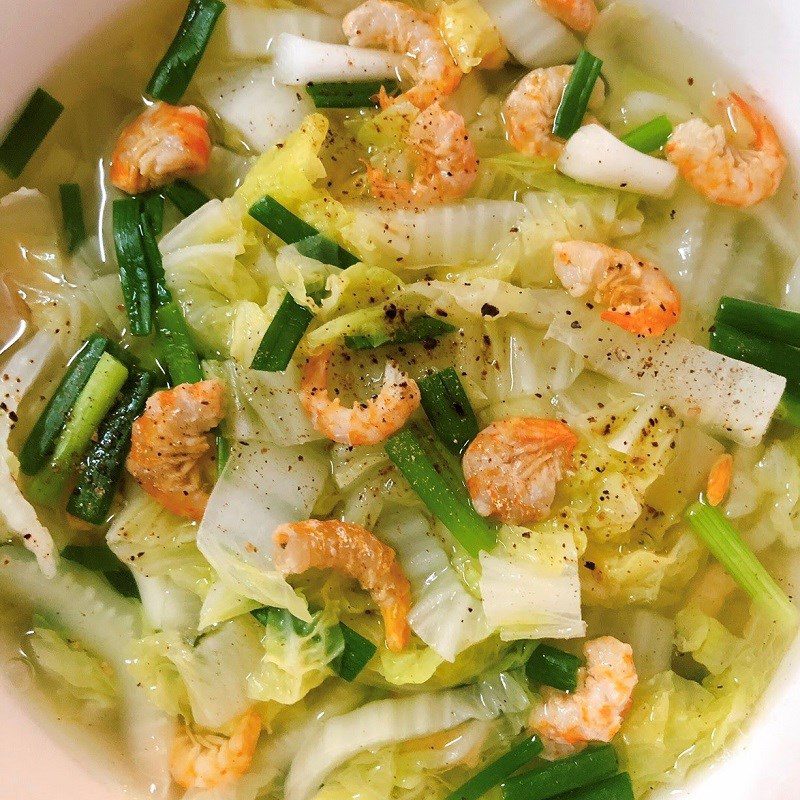 Step 3 Product Napa cabbage soup with dried shrimp