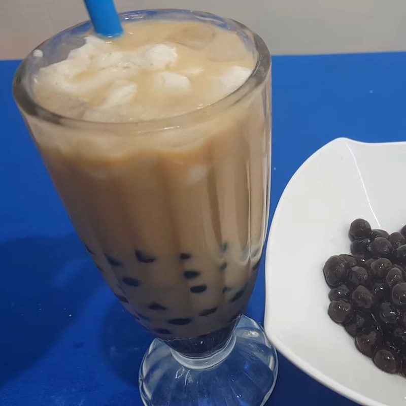 Step 4 Final product Chocolate bubble tea