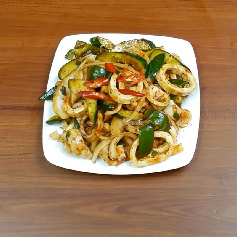 Step 5 Product Korean squid salad