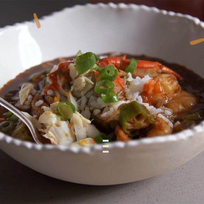 Step 8 Finished product Seafood Gumbo
