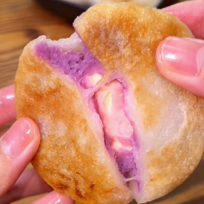 Step 5 Final Product Taro Sticky Rice Cake (Recipe shared from Tiktok Cooking with TasteVN)