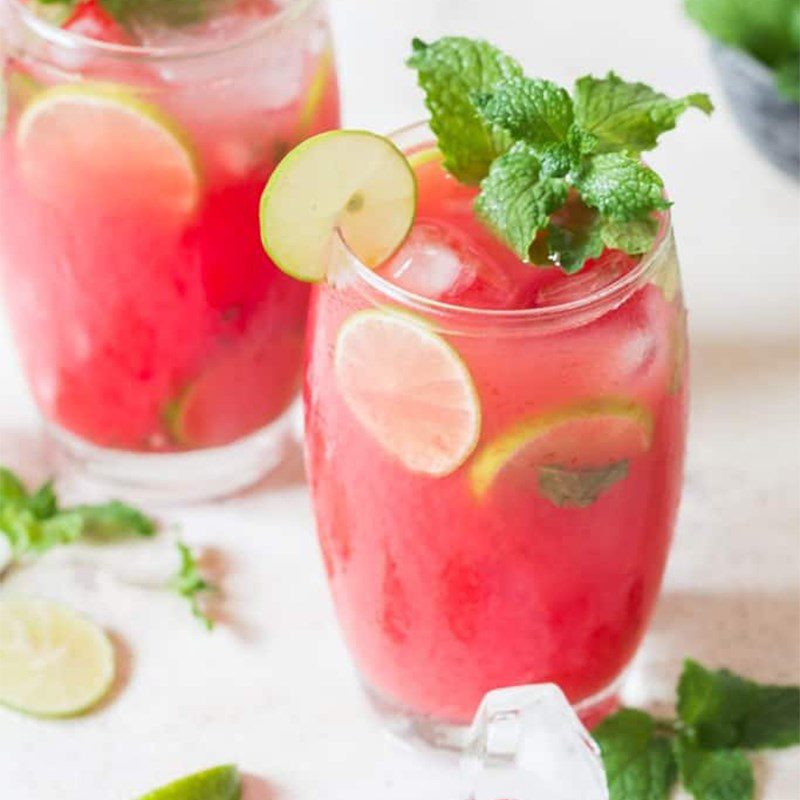 Step 4 Final product watermelon mojito
