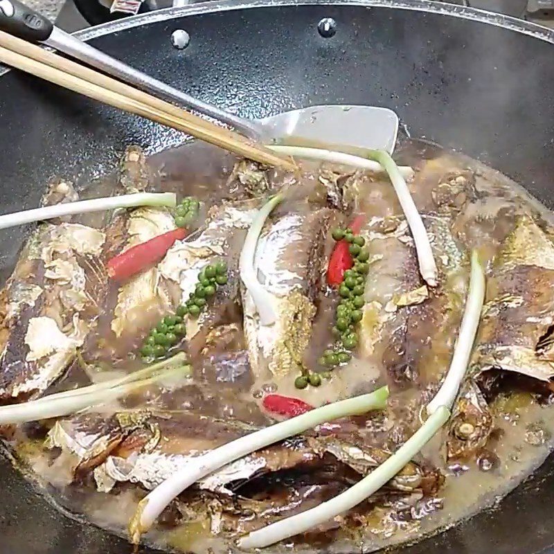 Step 5 Final Product Braised mackerel fish with salt