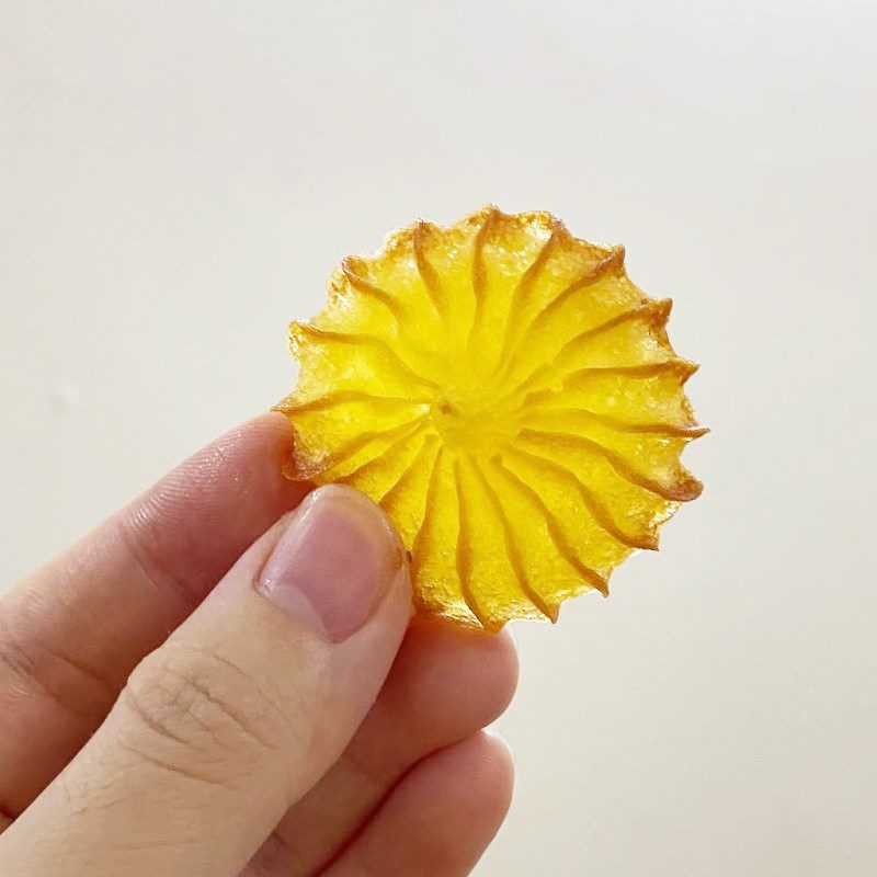 Step 6 Final product Potato snacks using the oven