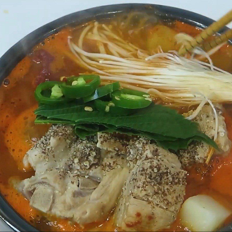 Step 7 Final Product Korean Pork Bone Potato Soup