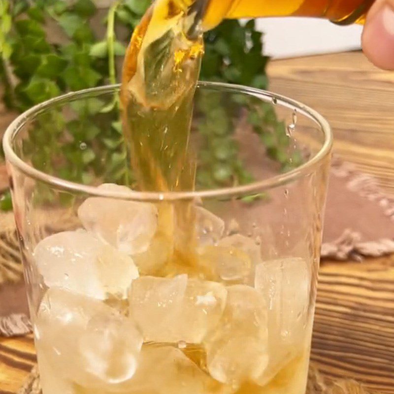 Step 4 Final Product Lychee Tea (Recipe shared from TikTok Let's Cook with TasteVN)