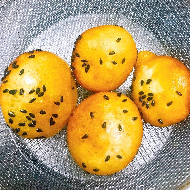 Step 4 Final product Sweet potato puffs