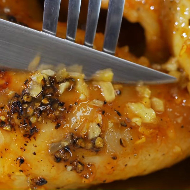 Step 5 Final product Pepper roasted chicken