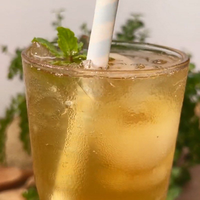 Step 4 Final Product Lychee Tea (Recipe shared from TikTok Let's Cook with TasteVN)