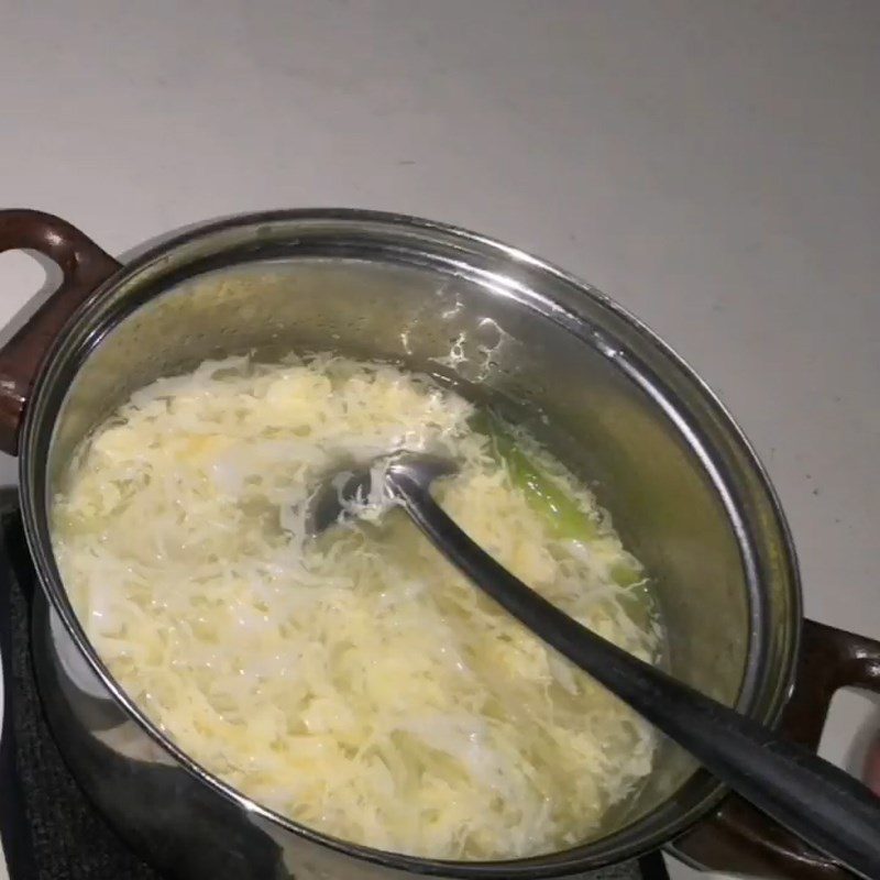 Step 3 Finished Product Cabbage Egg Soup
