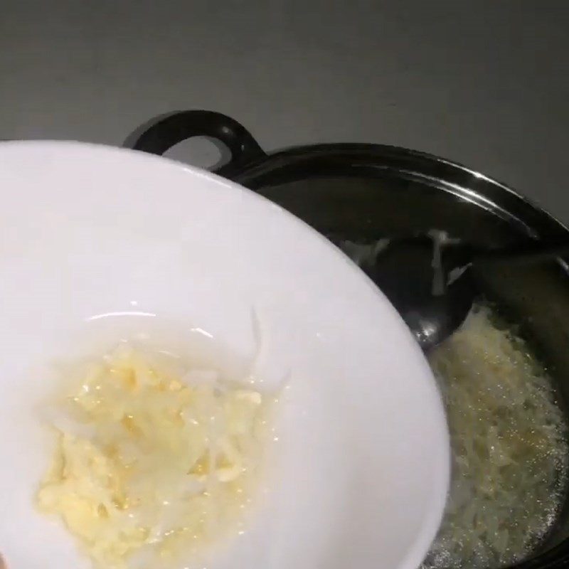 Step 3 Finished Product Cabbage Egg Soup