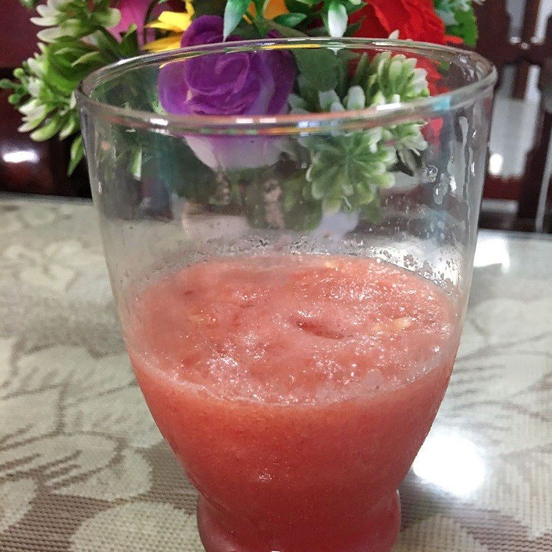 Step 3 Finished Product Watermelon Smoothie