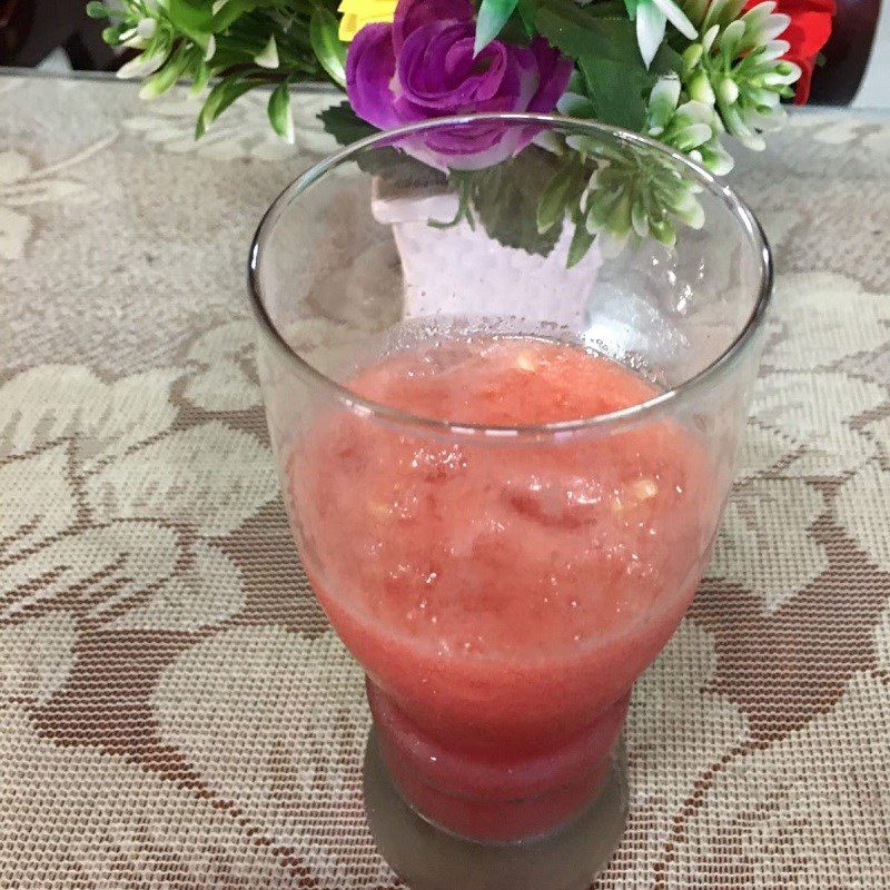 Step 3 Finished Product Watermelon Smoothie