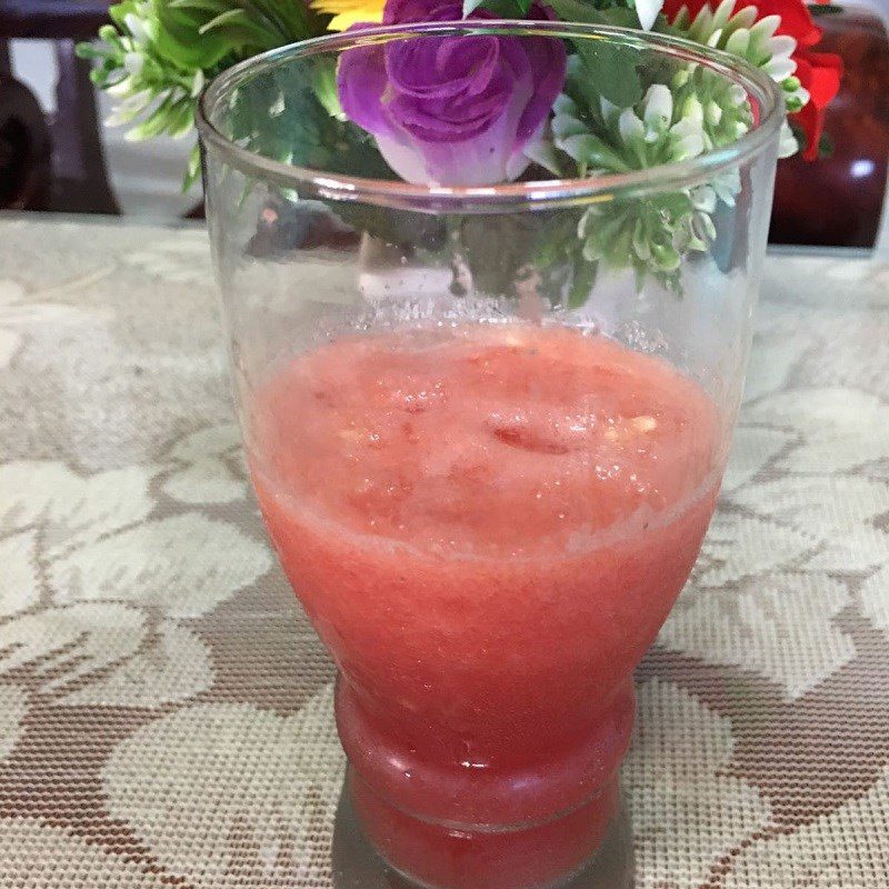 Step 3 Finished Product Watermelon Smoothie