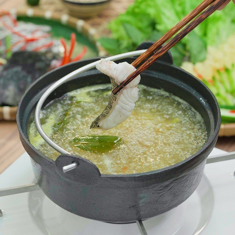 Step 4 Final Product Fish hotpot with pomelo