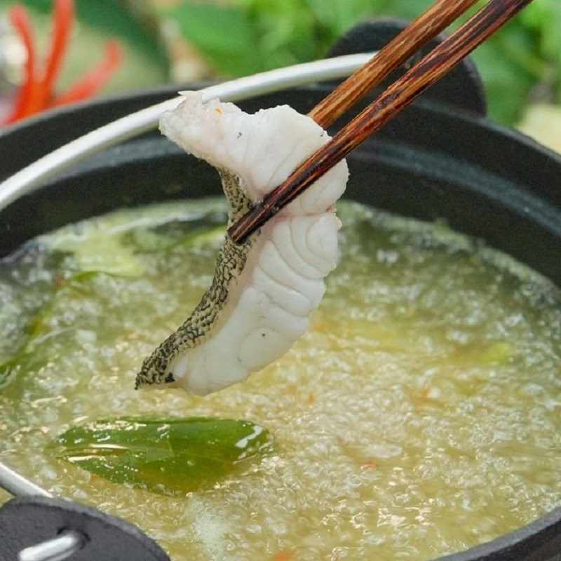 Step 4 Final Product Fish hotpot with pomelo