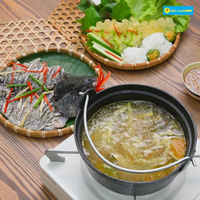 Step 4 Final Product Fish hotpot with pomelo