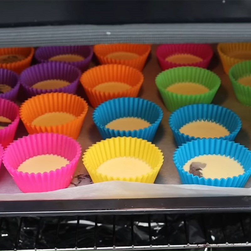 Step 5 Baking the cake Bánh khọt without mold