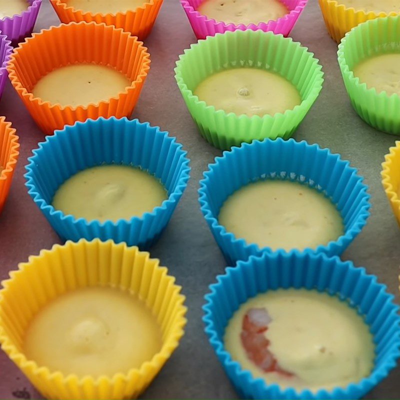 Step 5 Baking the cake Bánh khọt without mold
