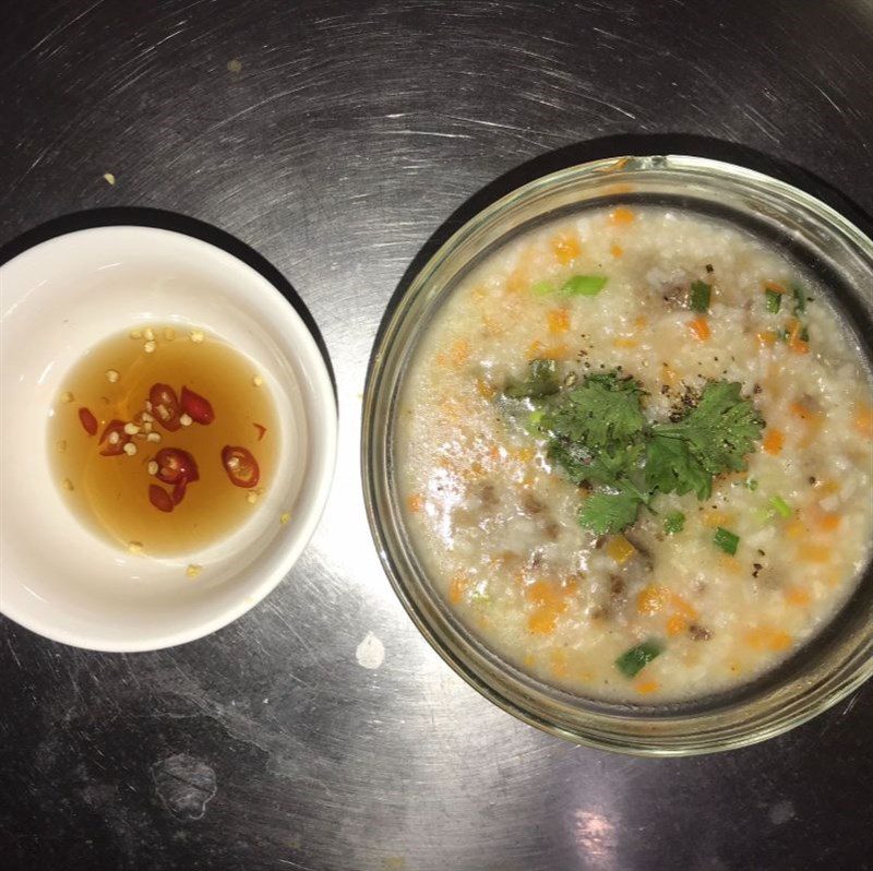 Step 4 Finished Product of Porridge from Leftover Rice
