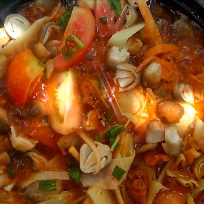 Step 5 Final Product Spicy chicken hot pot