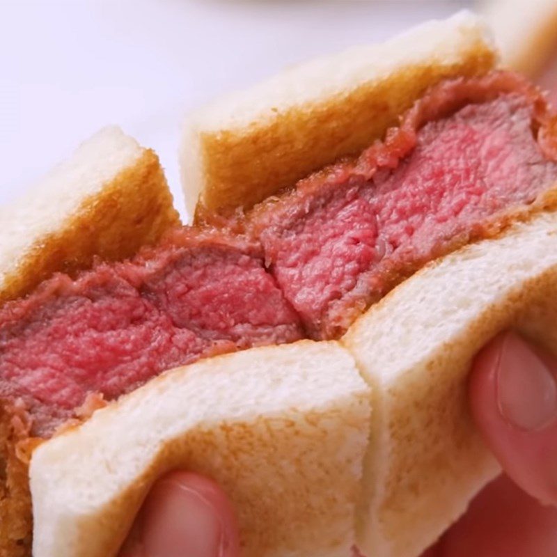 Step 5 Final Product Deep-fried Beef Sandwich