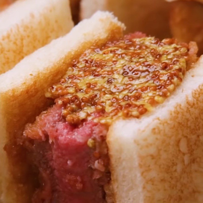 Step 5 Final Product Deep-fried Beef Sandwich