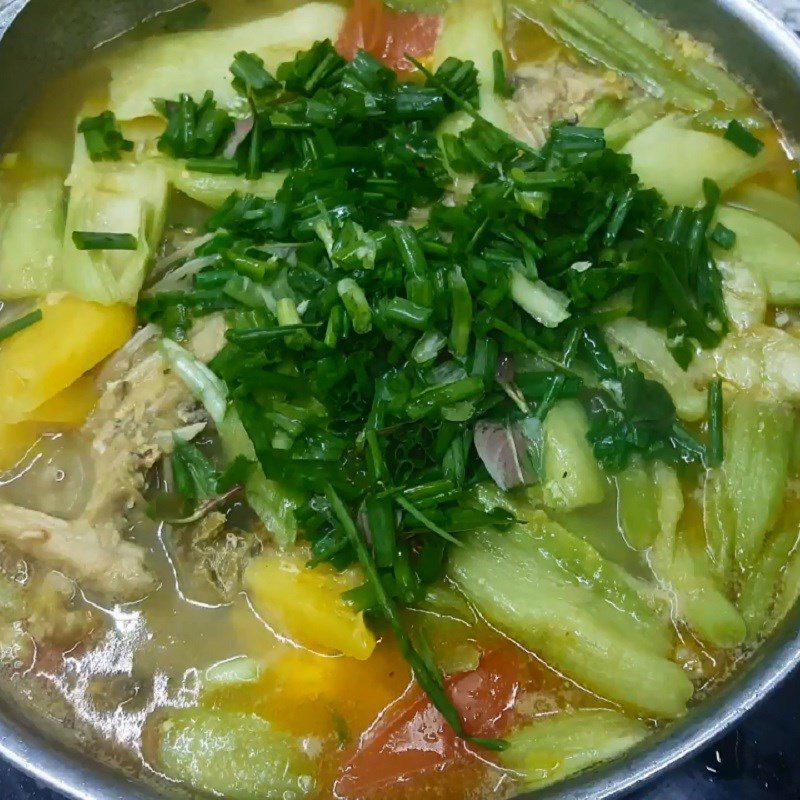 Step 5 Final Product Carp soup with Sour Fruits