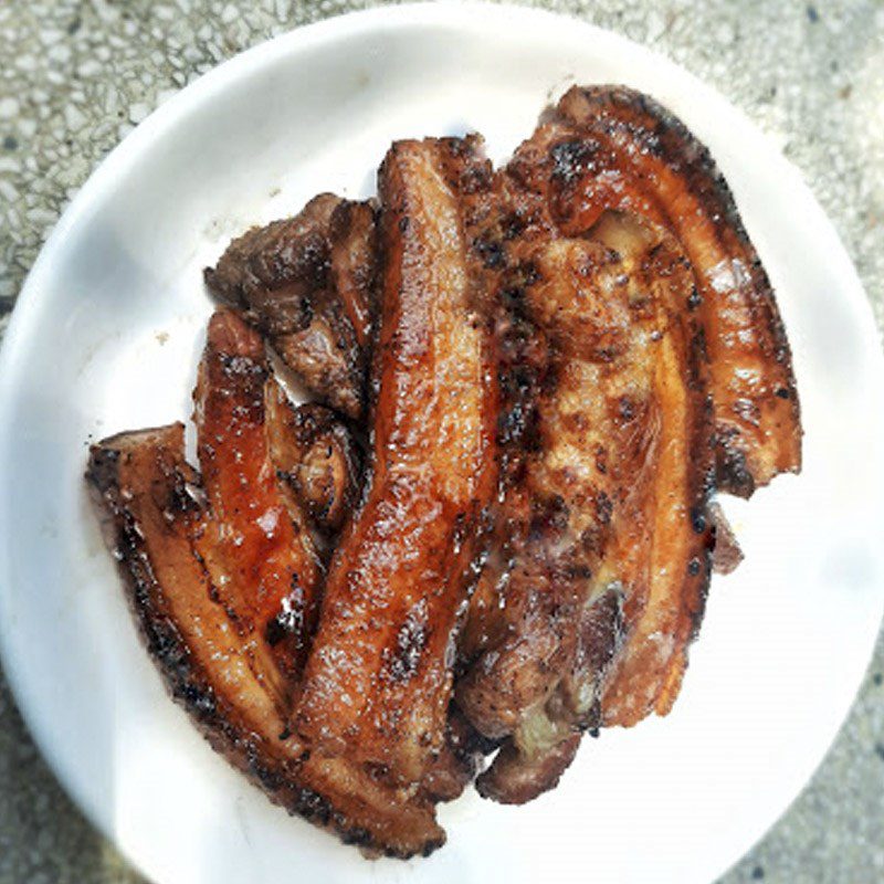 Step 5 Final product Honey grilled meat