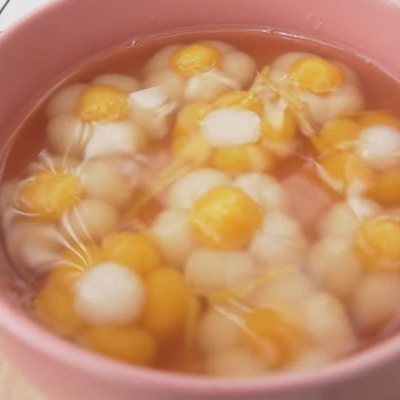 Step 5 Final product Chrysanthemum sweet soup