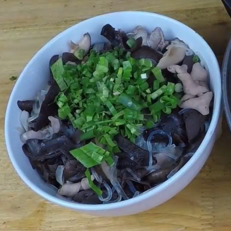 Step 6 Final Product Vermicelli with Chicken Intestines