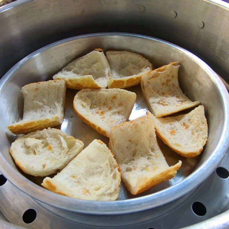 Step 4 Steamed bread Steamed bread with coconut milk