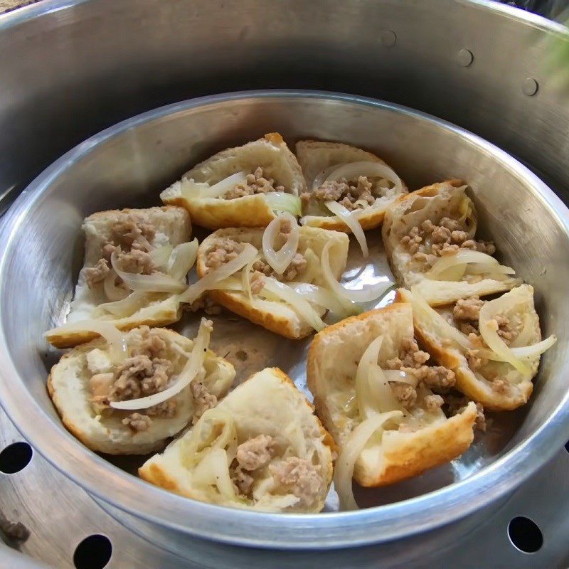 Step 4 Steamed bread Steamed bread with coconut milk