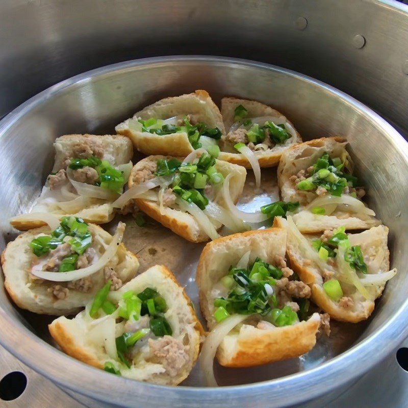 Step 6 Finished product Steamed bread with coconut milk
