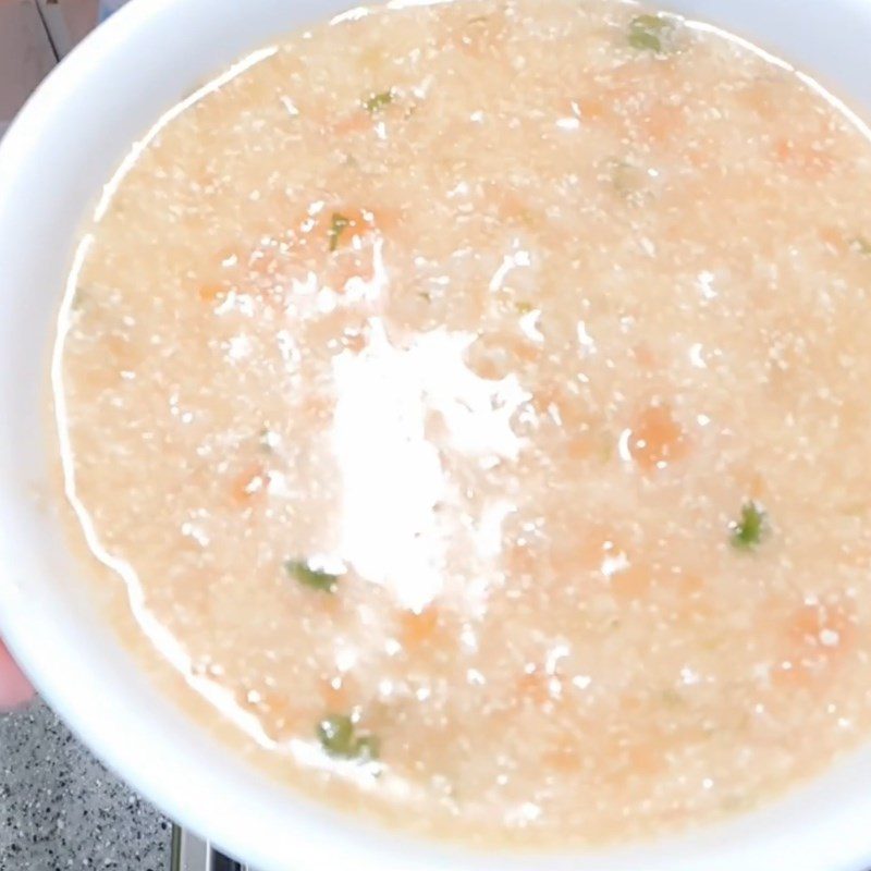 Step 4 Final Product Tomato Tofu Minced Meat Porridge