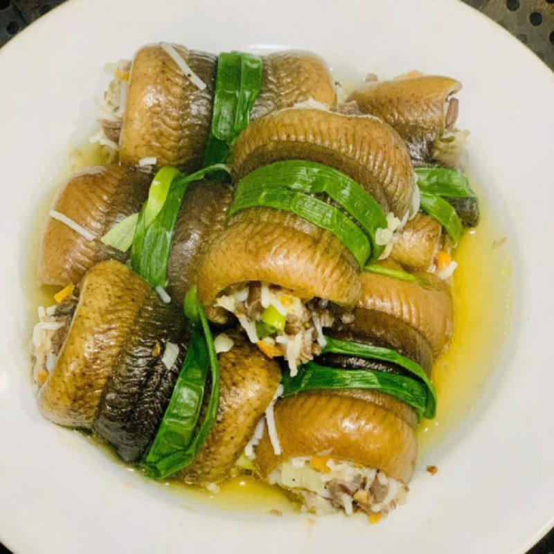 Step 5 Final Product Steamed Eel Wrapped in Meat (recipe shared by a user)