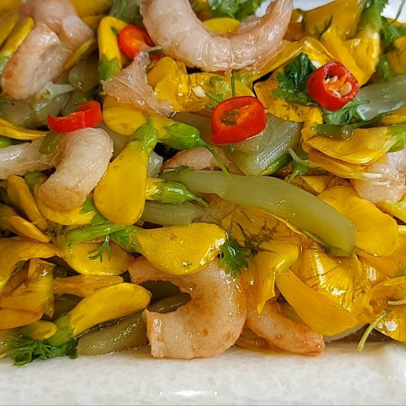 Step 5 Final product Lotus Stem and Water Lily Salad