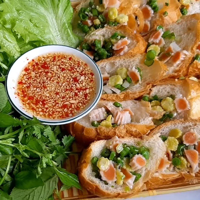 Step 5 Final product Vegetarian crab meat steamed bread