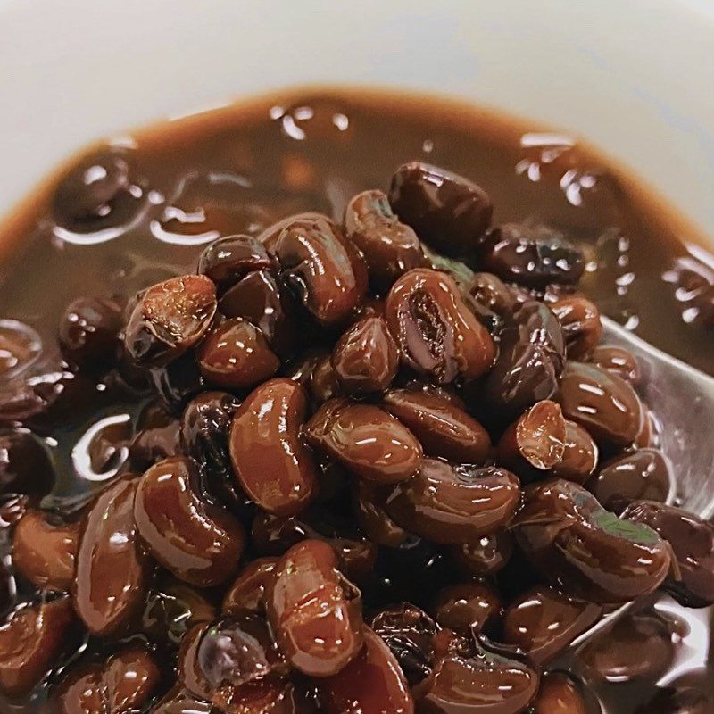 Step 5 Final product Black bean dessert with sweet potato coconut milk