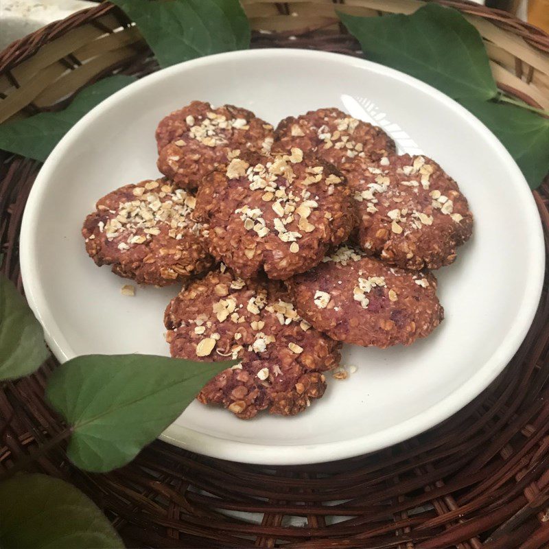 Step 5 Final product Oatmeal cookie