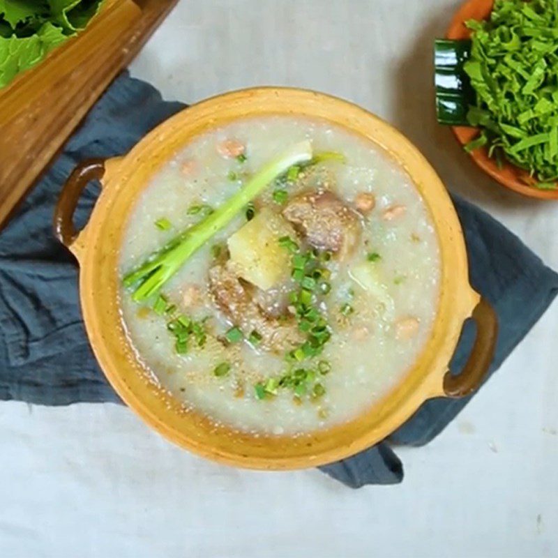 Step 7 Final product Beef tail porridge