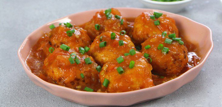 Step 5 Final product Sweet and sour chicken