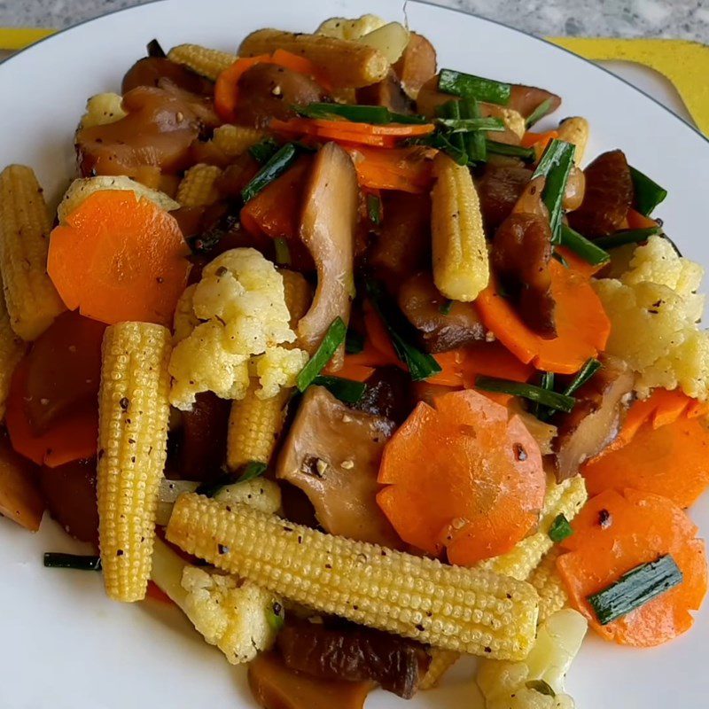 Step 3 Final Product Sweet and Sour Vegetarian Ribs from Shiitake Mushrooms